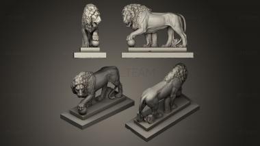 3D model Neoclassical Lion (STL)